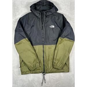 The North Face Mens Novelty Antora rain jacket $130 MSRP Dryvent Olive